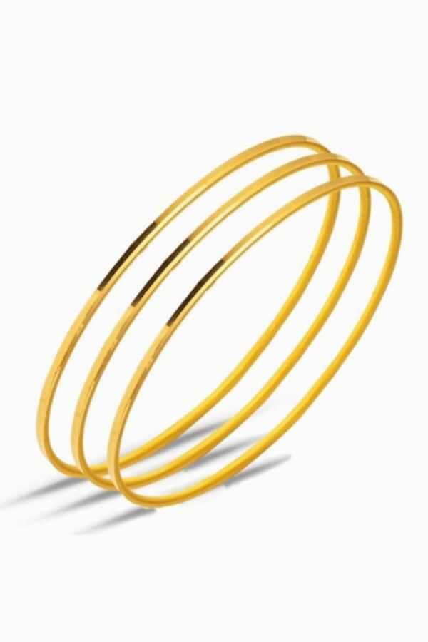 22K 10 Gr Oluklu Ajda Bilezik