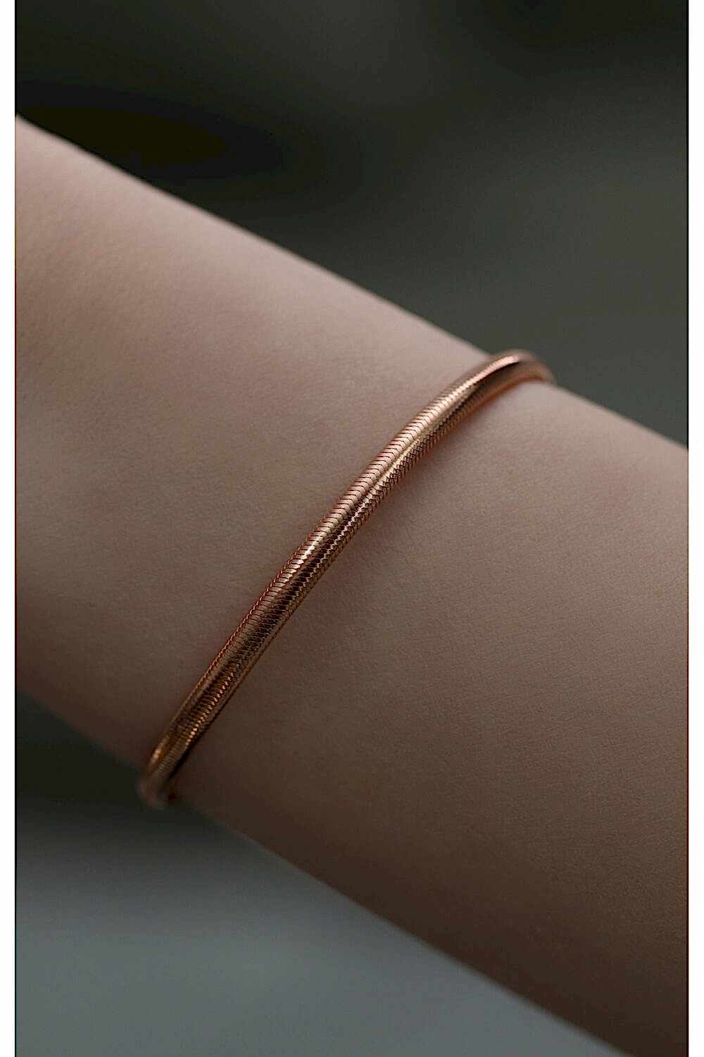 14 Ayar Altın Twisted Touch Bileklik, Anneye Eşe Sevgiliye Hediye